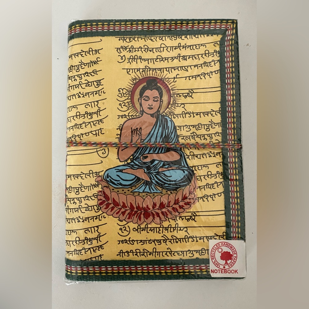 Hand painted Buddha notebook